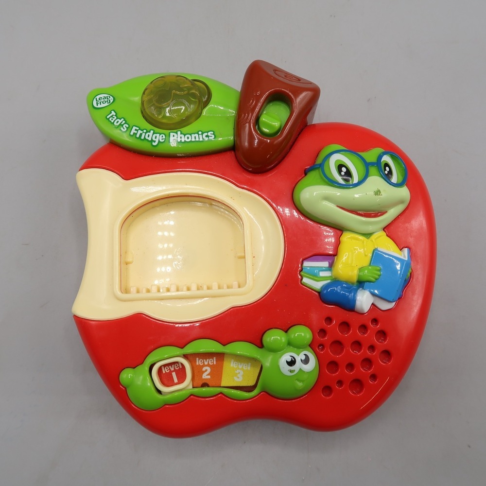 Leap Frog Fridge Phonics Base Unit Only Tads Apple Fits Small 1 3/4 Inch Letter